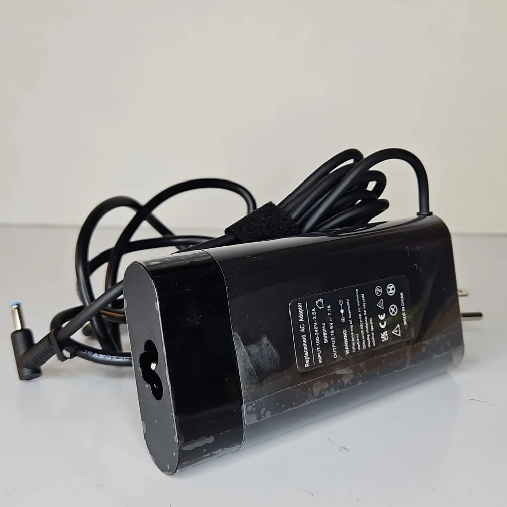 Black Power Adapter with Cable